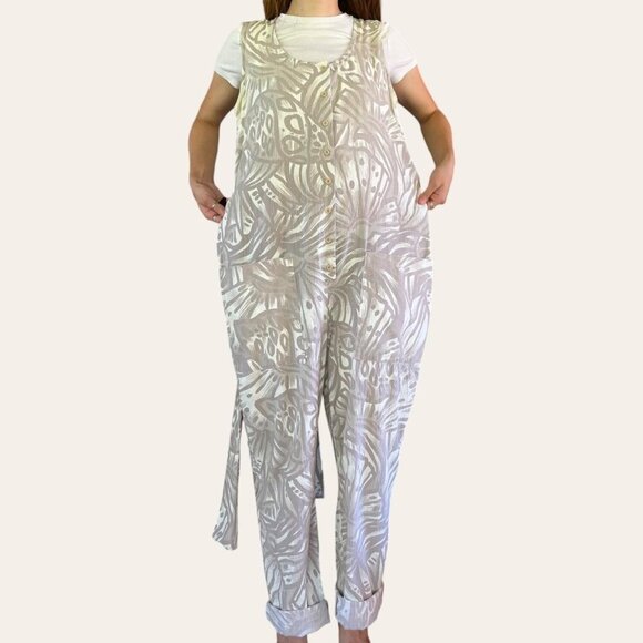 90s/2000s boho patterned vintage jumpsuit - Picture 6 of 7